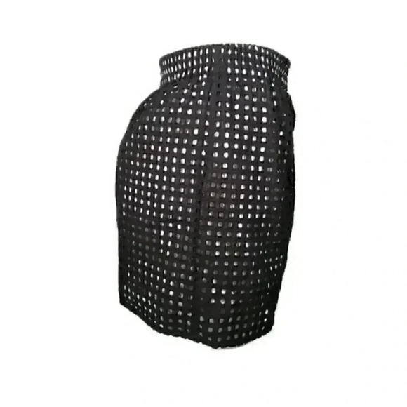 Ann Taylor LOFT 100% Cotton Eyelet Skirt - Picture 4 of 7